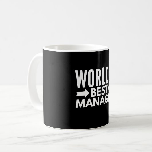 Mug Worlds Best Manager (Devant gauche)