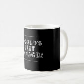 Mug Worlds Best Manager (Devant droit)
