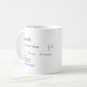 Mug WORLDS BEST NURSE Funny Top Search Result (Devant gauche)
