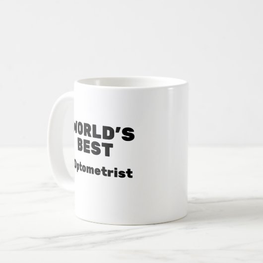 Mug World's Best Optometrist (Devant gauche)