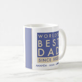 Mug Worlds Best papa (Devant droit)