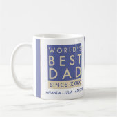 Mug Worlds Best papa (Gauche)