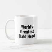 Mug World's Greatest Bald Head (Gauche)