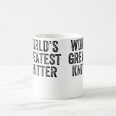 Mug World'S Greatest Knitter Funny Knitting Crochet (Centre)