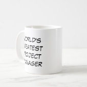 Mug "World's Greatest Project Manager" (Devant gauche)