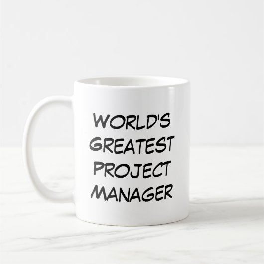 Mug "World's Greatest Project Manager" (Gauche)