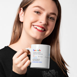 Mug WORLDS MEILLEUR ENSEIGNANT ANGLAIS AMUSANT Top Rés