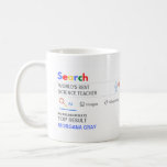 Mug WORLDS MEILLEUR ENSEIGNANT EN SCIENCE AMUSEMENT To<br><div class="desc">Le meilleur moteur de recherche personnalisable personnalisé du monde de nouveauté Gag livre cadeau Mug. Parfait pour N'IMPORTE QUI (il suffit d'ajouter son nom et son titre) pour N'IMPORTE QUELLE occasion. Vous pouvez éditer le texte pour rendre ce prix pour le meilleur, n° 1, numéro 1, le plus grand, le...</div>