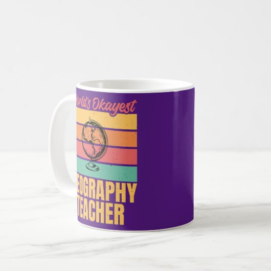 Mug Worlds okayest professeur de géographie  (Devant gauche)