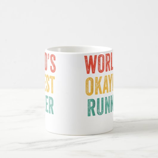 Mug World'S Okayest Runner Funny Running (Centre)