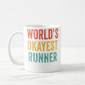 Mug World'S Okayest Runner Funny Running (Gauche)