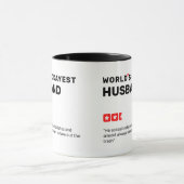 Mug World's Okayest [x] star rating & review quote (Centre)