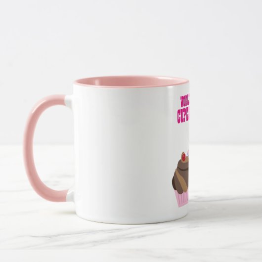 Mug Worlst CUPCAKE BAKER - Meilleur cadeau (Gauche)