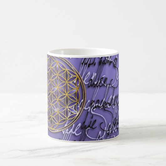 Mug Worte Der Blume Des Lebens (Centre)