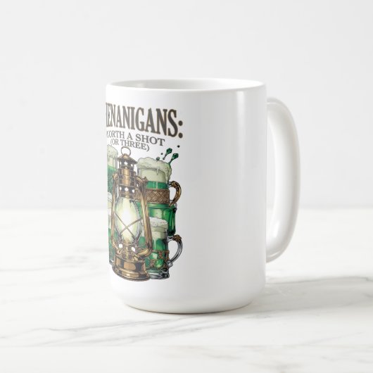 Mug Worth a Shot Lantern Toast Graphic Tee (Devant droit)