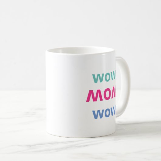 Mug Wow Maman Fête des mères (Devant droit)