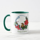 Mug Wreath de la souris de Noël (Gauche)