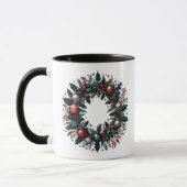 Mug Wreath de Noël (Gauche)