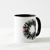 Mug Wreath de Noël (Devant droit)
