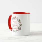 Mug Wreath "Joyeux Noël" (Devant gauche)