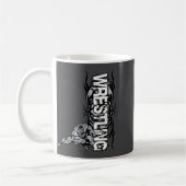 Mug Wrestling Graphic Strong Wrestler For Men Women Bo (Gauche)