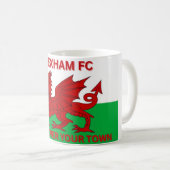 Mug Wrexham Fc prendre la ville (Devant droit)