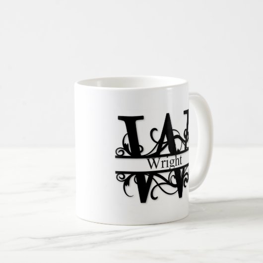 Mug Wright Monogram (Devant droit)