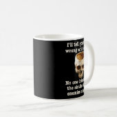 Mug Wrong With Society - Don't Drink From Enemy Skulls (Devant droit)
