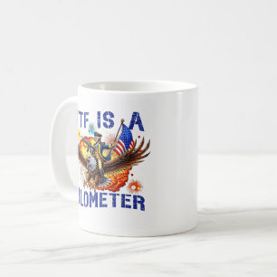 Mug wtf est un kilomètre aigle 4 juillet cadeau café