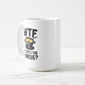 Mug "WTF Où est La Fondue ? Conception amusante de fro (Devant gauche)