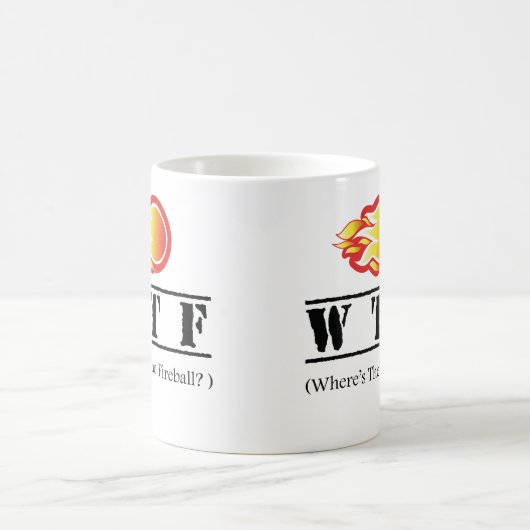 Mug WTF - Où est le Fireball ? (Centre)
