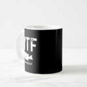 Mug Wtf Où est le poisson à grande bouche B Funny Fish (Devant gauche)