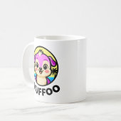 Mug Wuffoo Adventures Cute Kawaii Puppy animation logo (Devant gauche)