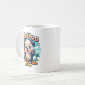 Mug Wuffoo Poppi Cute Kawaii Puppy Tropical Island (Devant gauche)