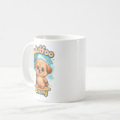 Mug Wuffoo Roony Chiot Mignon Kawaii Île Tropicale (Devant gauche)
