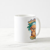 Mug Wuffoo Roony Cute Kawaii Puppy Tropical Island (Devant droit)