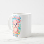 Mug Wuffoo Shelly Kawaii Puppy Tropical Island (Devant gauche)