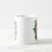 Mug Wuffoo Starssie Kawaii Puppy Tropical Island (Centre)