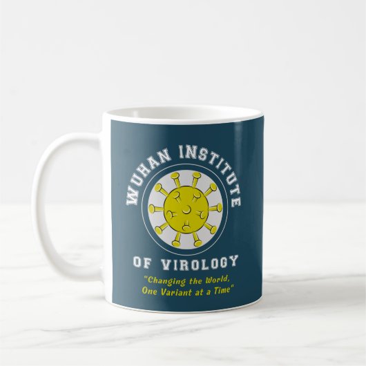 Mug Wuhan Institut de virologie Funny Virus (Gauche)