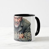 Mug Wütender Alter Mann - Dessin-Illustration (Devant droit)