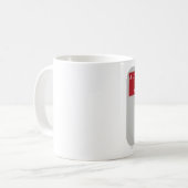 Mug WW046 waitwot "lapin de badass" peu birdy (Devant gauche)