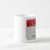 Mug WW046 waitwot "lapin de badass" peu birdy (Centre)