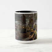 Mug WW1 1918 Les femmes qui travaillent dans une usine (Centre)