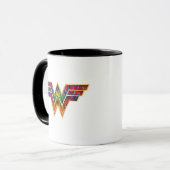 Mug WW84 | Logo de Wonder Woman Kaleidoscope (Devant gauche)