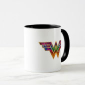 Mug WW84 | Logo de Wonder Woman Kaleidoscope (Devant droit)