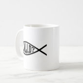Mug WWJD ce qui Jésus ferait (Devant gauche)