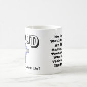 Mug WWJD Que FERAIT Jésus ? (Centre)