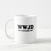 MUG WWJU POUR UNE BARRE DE KLONDIKE (Gauche)