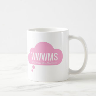 Mug WWWMS ? Slogan rose du nuage DBT de pensée