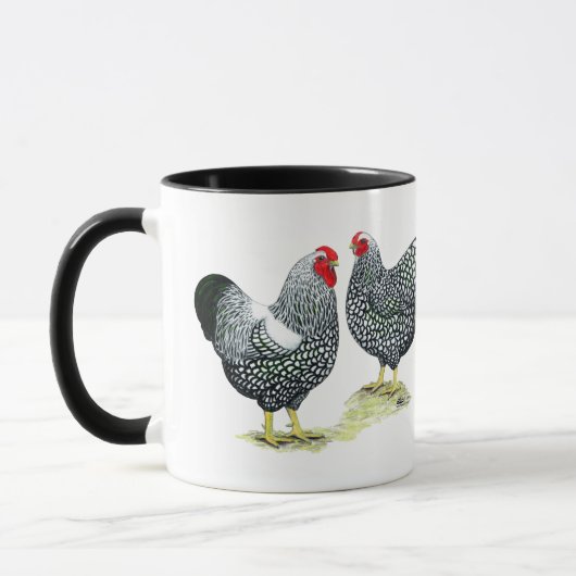 Mug Wyandottes Argent-a lacé des paires (Gauche)